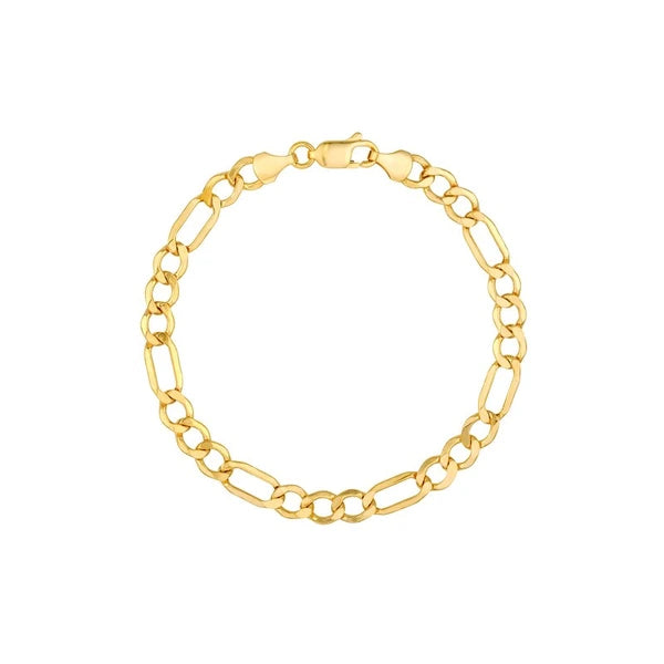 6.40mm Hollow D/C Figaro Chain