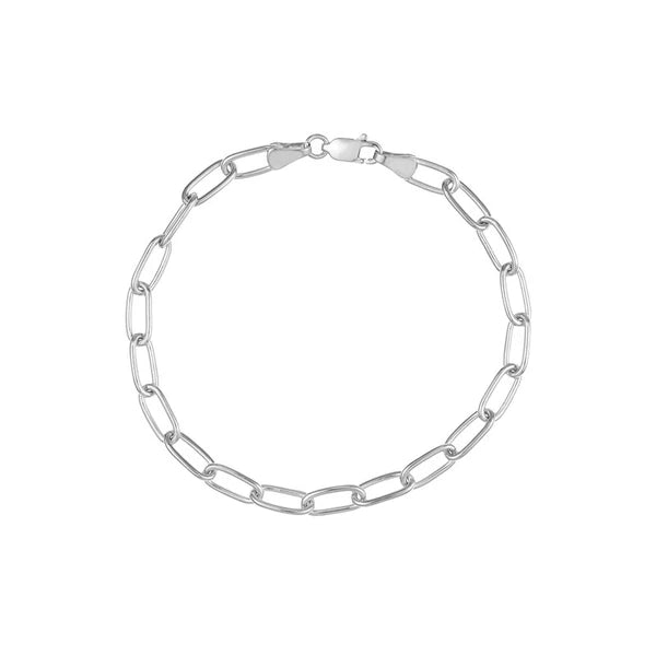 5mm Paper Clip Chain with Lobster Lock