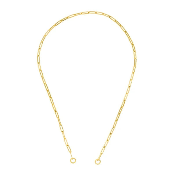 3.80mm Split Hollow Paper Clip Chain