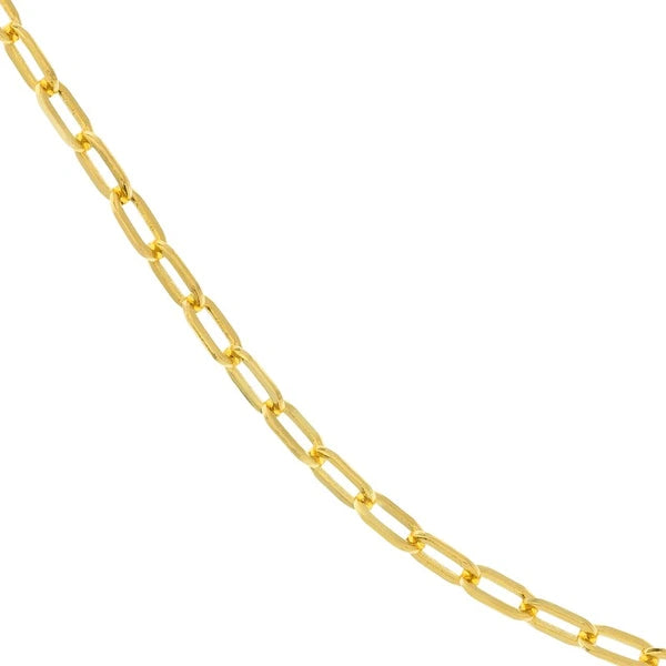 2.5mm Open Paper Clip Split Chain