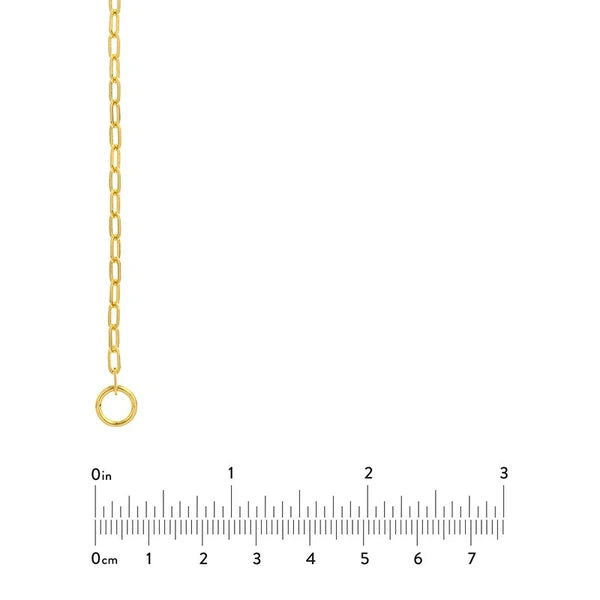 2.5mm Open Paper Clip Split Chain