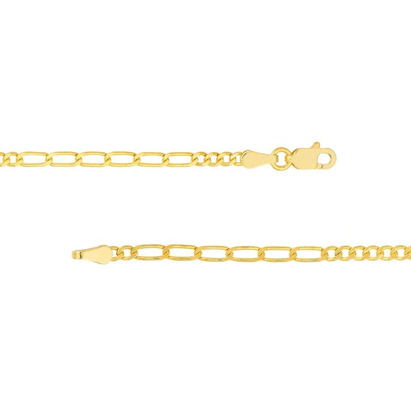 2.35mm 6+6 Figaro Chain