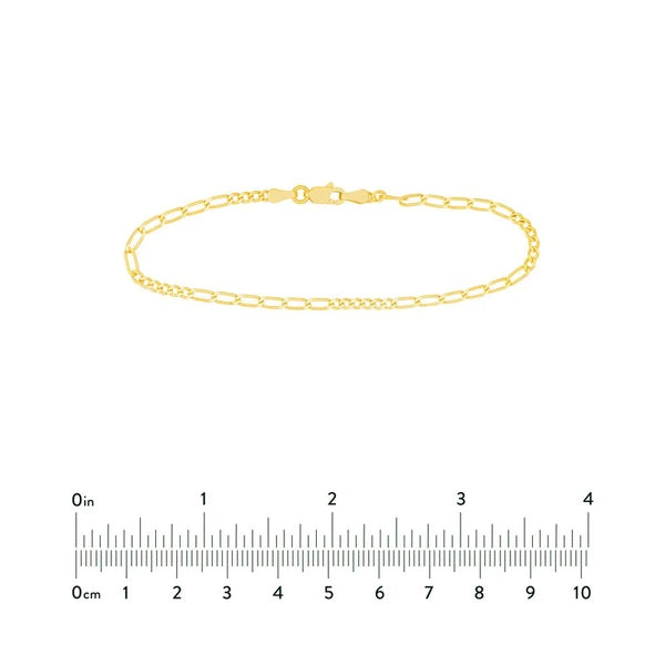 2.35mm 6+6 Figaro Chain