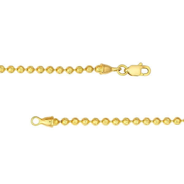2.35mm D/C Beaded Chain