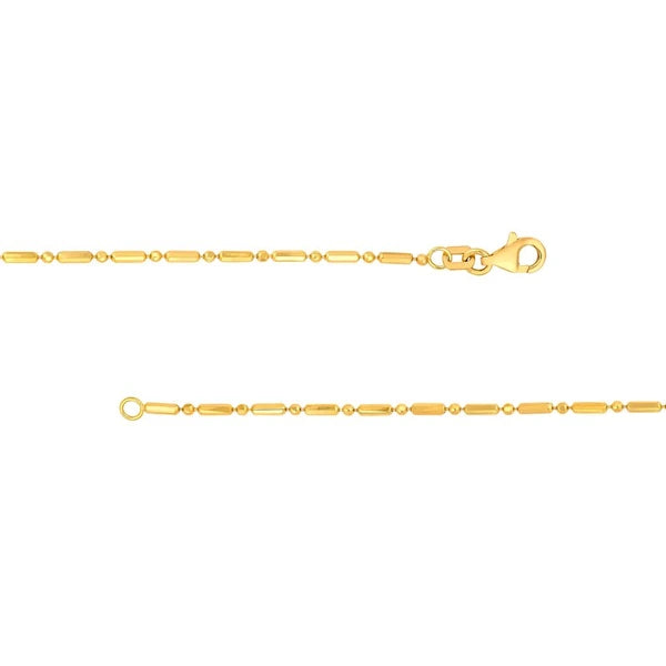 1.50mm D/C 3+1 Bead and Bar Chain