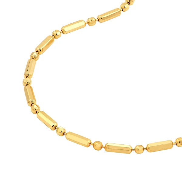 1.50mm Bead and Long Bar Chain