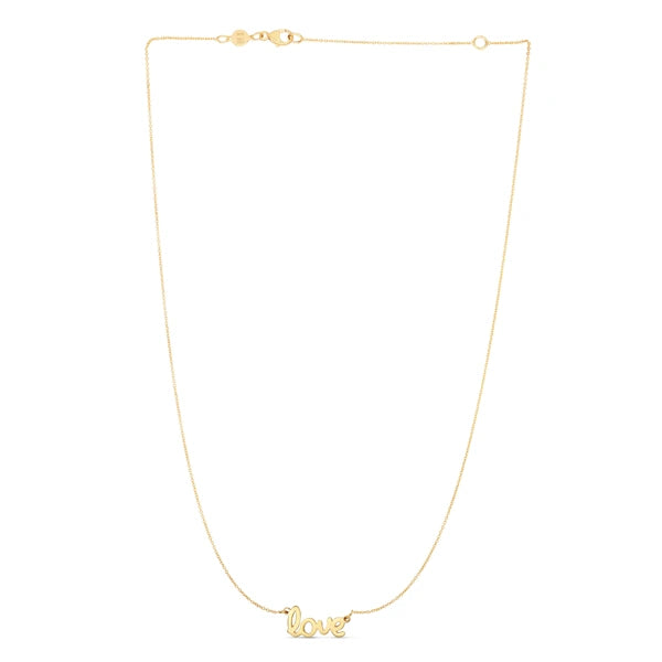 14K Gold Love Necklace