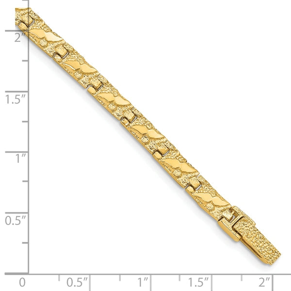 Gold Polished Nugget Bracelets