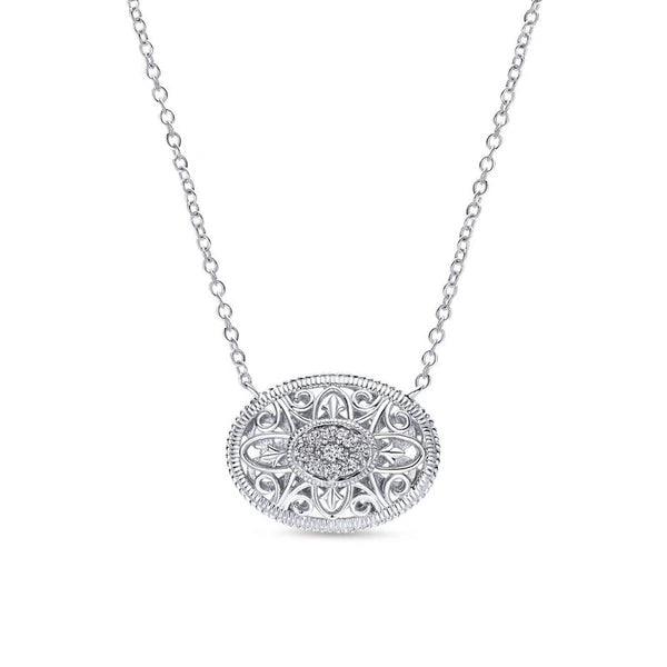 925 Silver Mediterranean Diamond Necklace