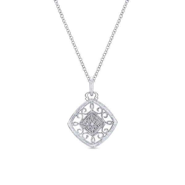 925 Silver Mediterranean Diamond Necklace