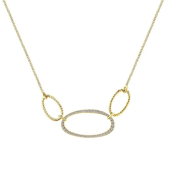 14K Yellow Gold Fashion Necklace