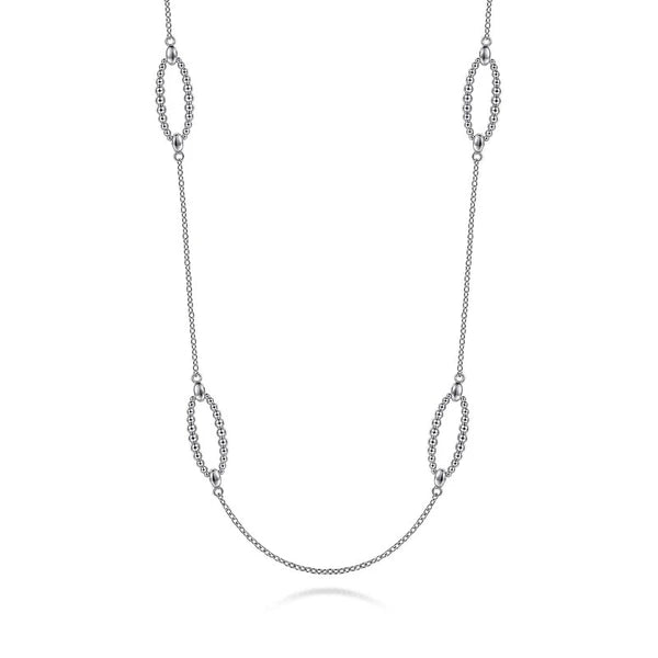 925 Sterling Silver Bujukan Station Necklace