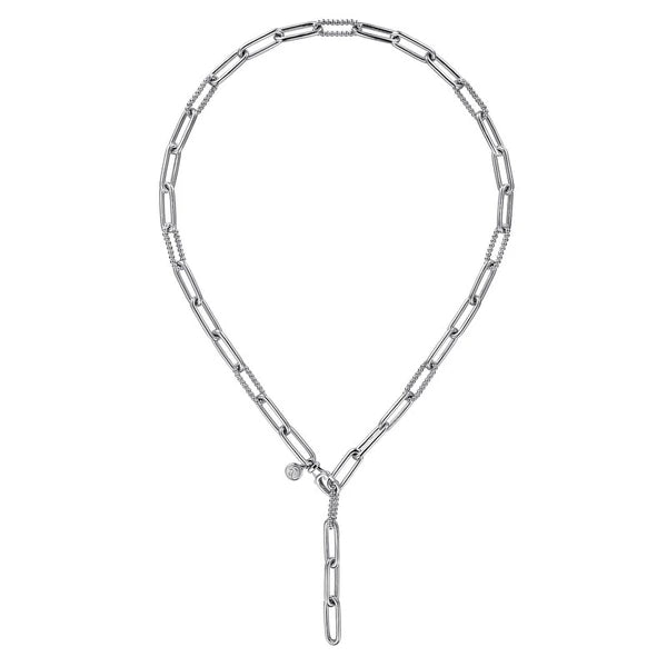 925 Sterling Silver Y Chain Necklace