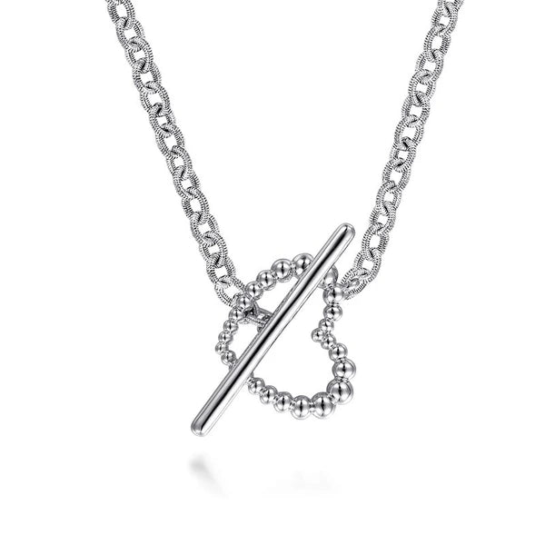 925 Sterling Silver Bujukan Heart Necklace