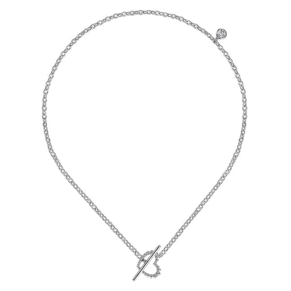 925 Sterling Silver Bujukan Heart Necklace