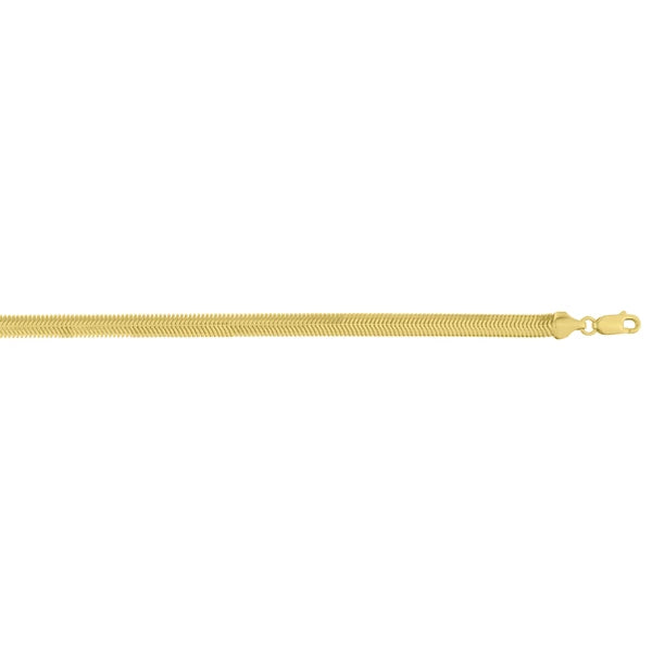14K 5.3mm Oval Snake Chain