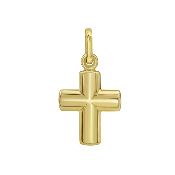 14K Gold Cross Charm