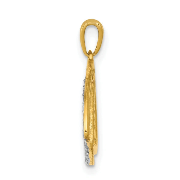 Diamond Double Triangle Pendants