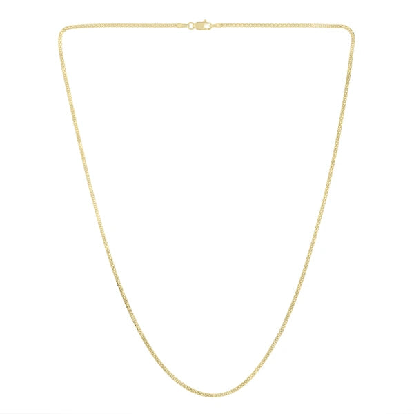 14K Gold 1.65mm Popcorn Chain