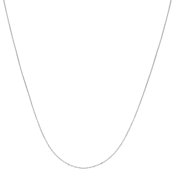 Platinum 0.87mm Diamond Cut Cable Chain
