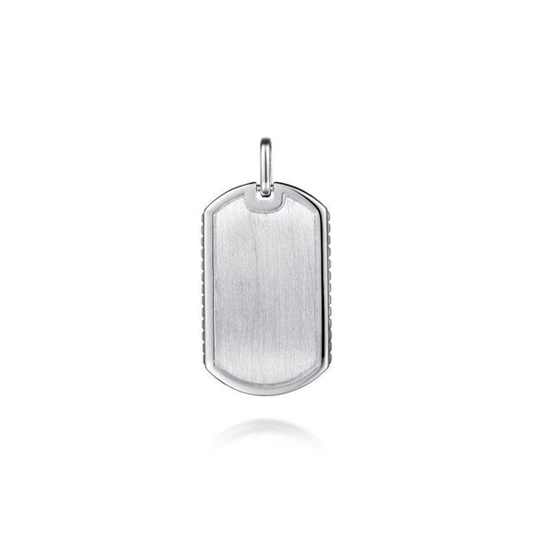 925 Sterling Silver Engravable Dog Tag Pendant