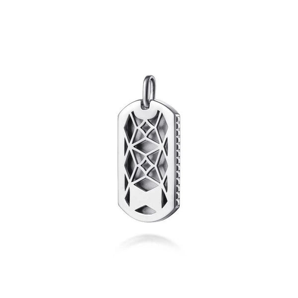 925 Sterling Silver Engravable Dog Tag Pendant
