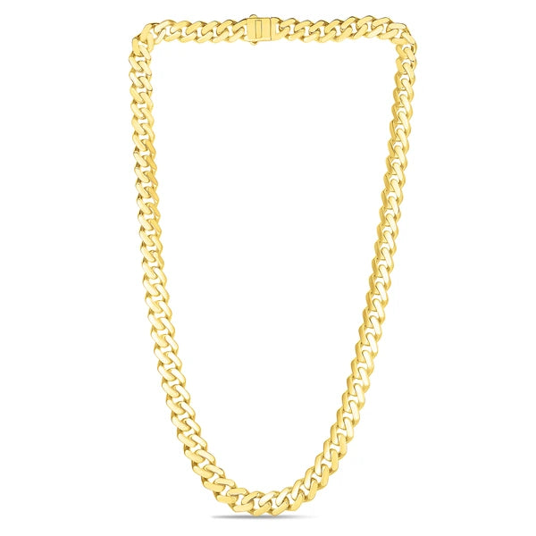 14K Gold 9.5mm Lite Miami Cuban