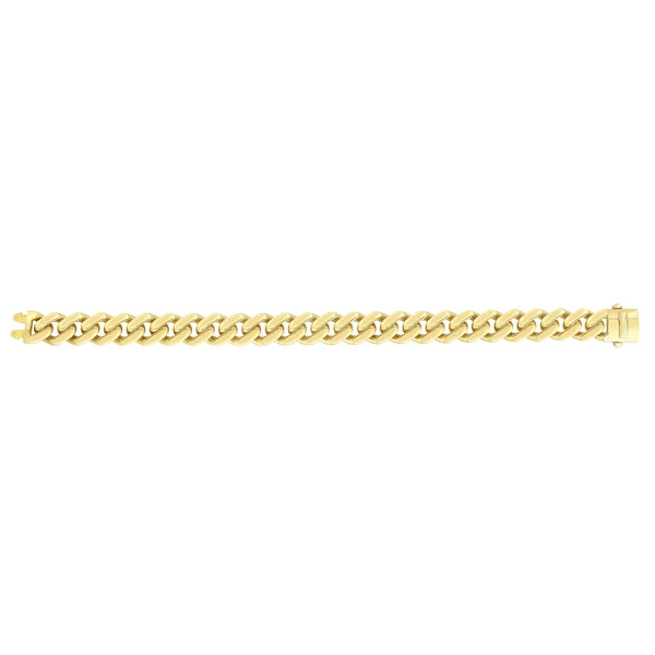 14K Gold 11.5mm Lite Miami Cuban