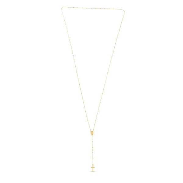 14K Rosary Necklace