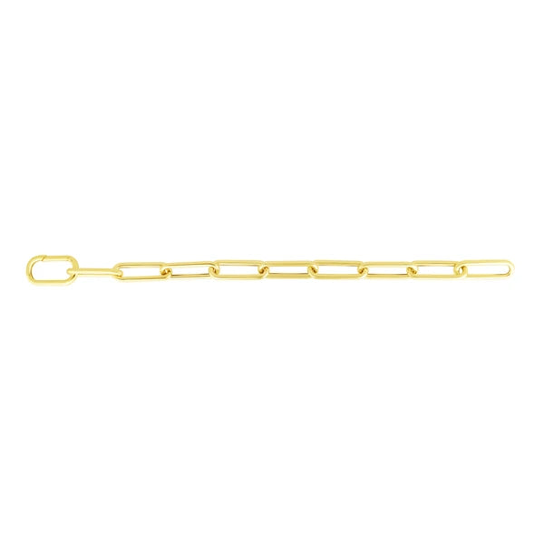 14K 8.5mm Paperclip Chain