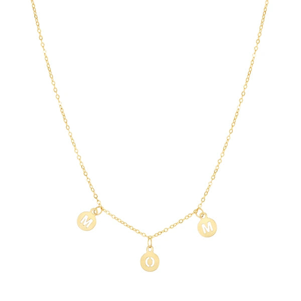 14K "Mom" Necklace