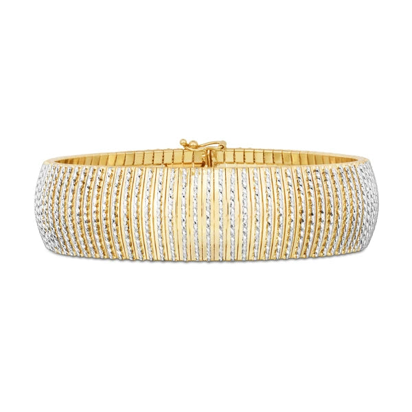 14K Bold Diamanté Flex Bracelet