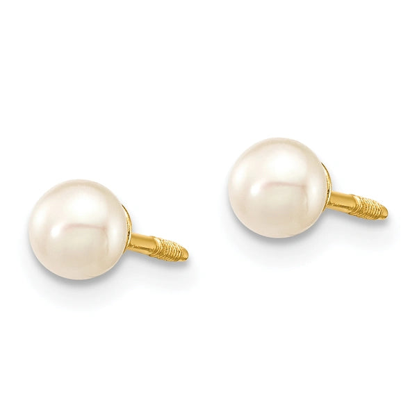 Gold Childrens Pearl Set