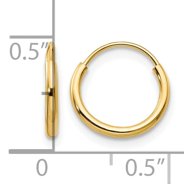 Madi K® Endless Hoop Earrings