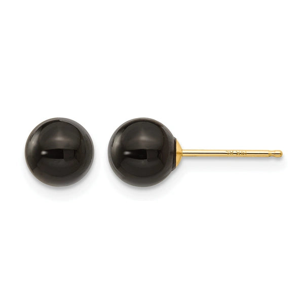 Gold Gemstone Earrings