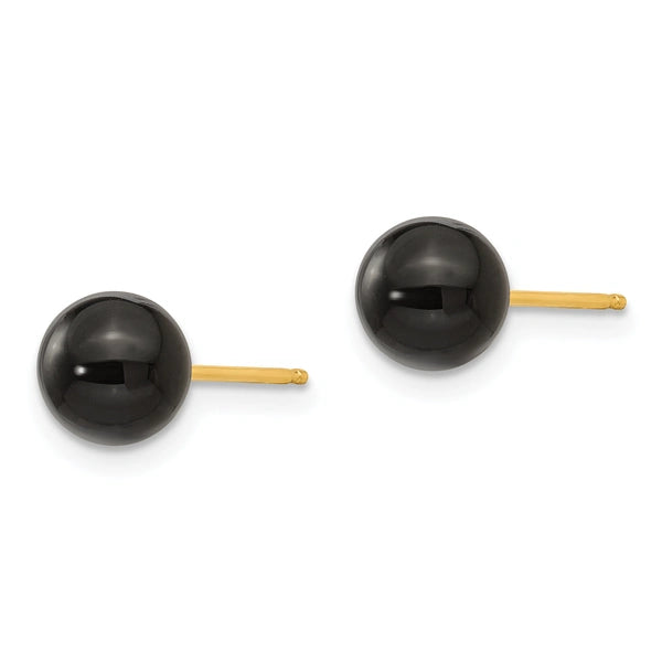 Gold Gemstone Earrings