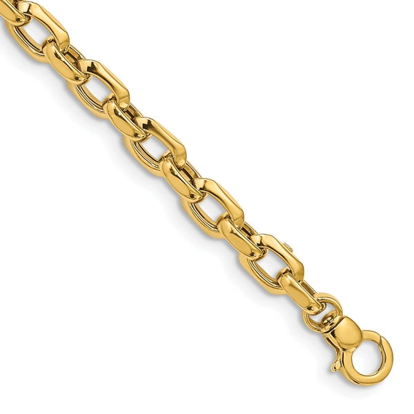 Gold Polished Fancy Link Bracelets