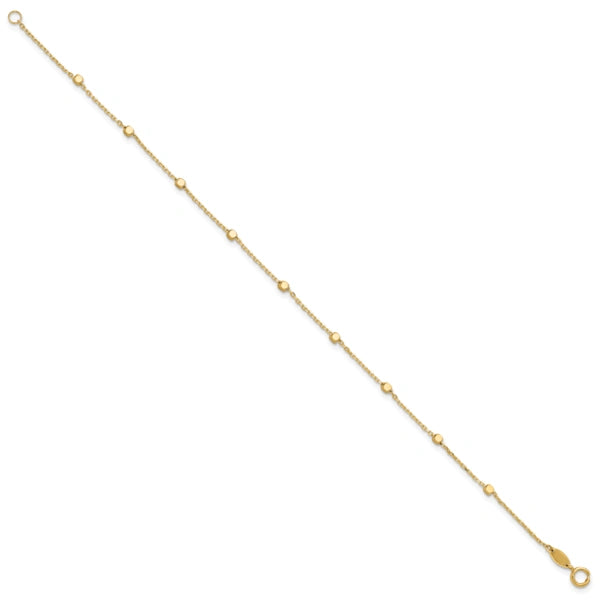 Gold Cube Stations Bracelet