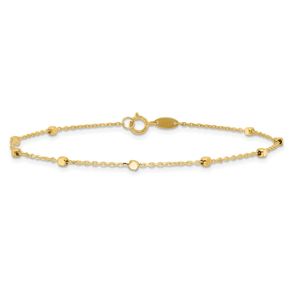 Gold Cube Stations Bracelet
