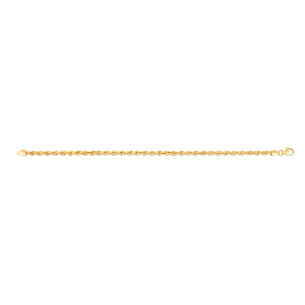 14K 3mm Silk Rope Chain