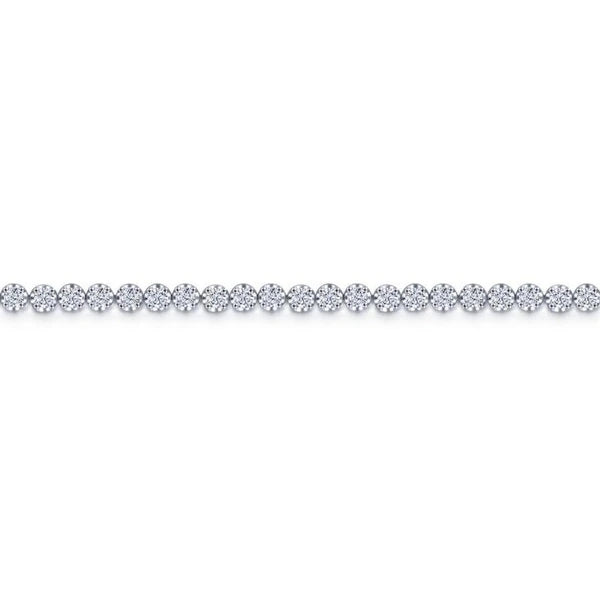 14K White Gold Diamond Tennis Bracelet