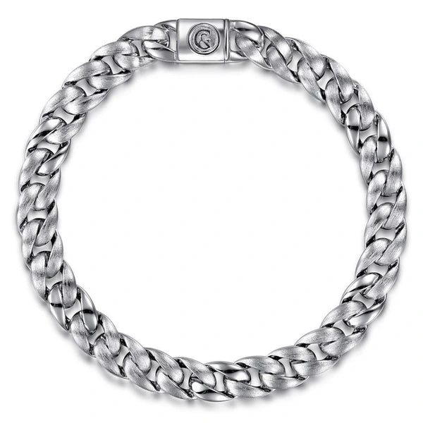925 Sterling Silver Cuban Link Chain Bracelet