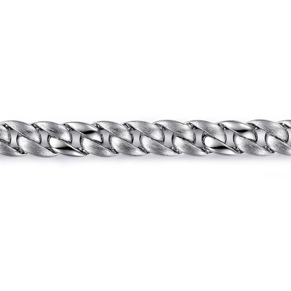 925 Sterling Silver Cuban Link Chain Bracelet