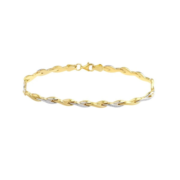 Two-Tone Stampato Mermaid Fin Bracelet