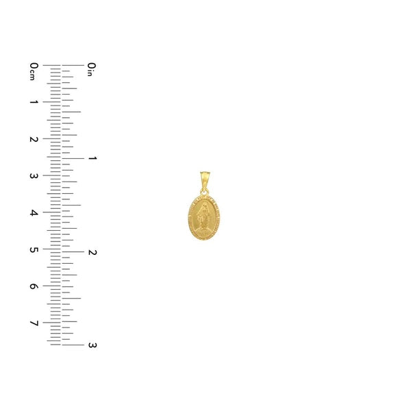 Small Oval Blessed Mary Medal
