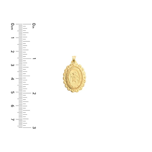 Framed Christopher Medal