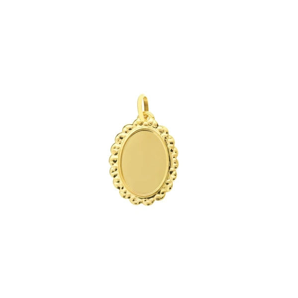 Framed Oval Blessed Mary Medal