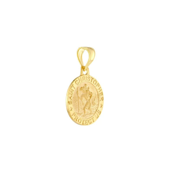 Small Round St Christopher Medal