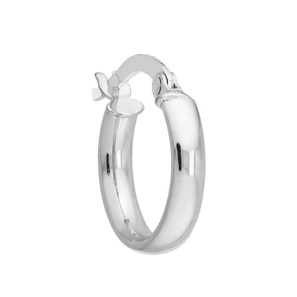 13mm Small High Polished Hoop