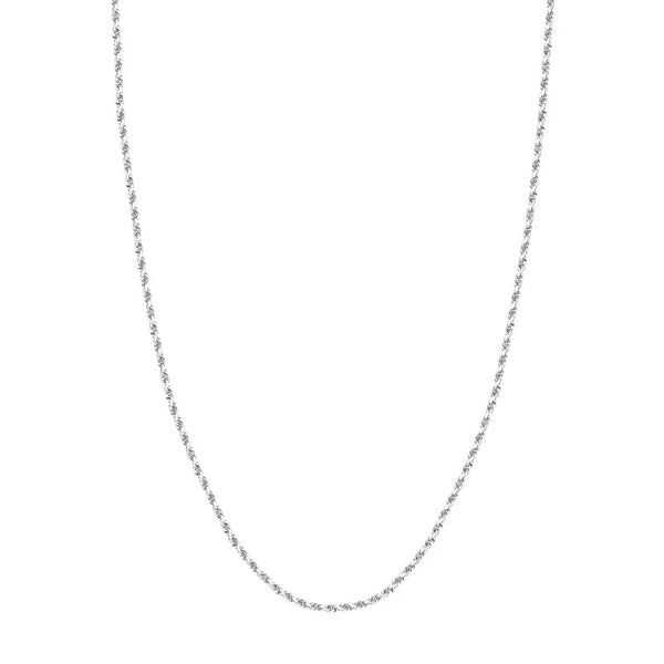 2.3mm D/C Rope Chain with Lobster Lock